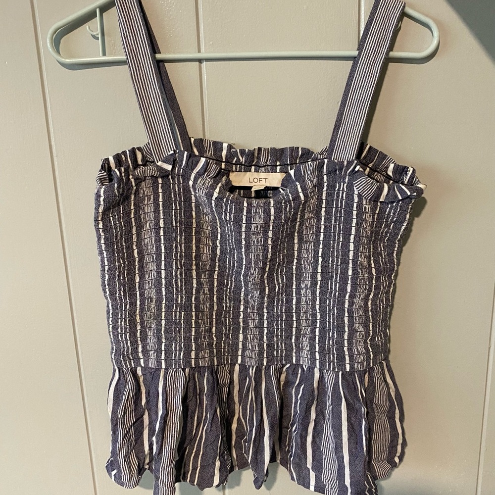 Loft Peplum Top